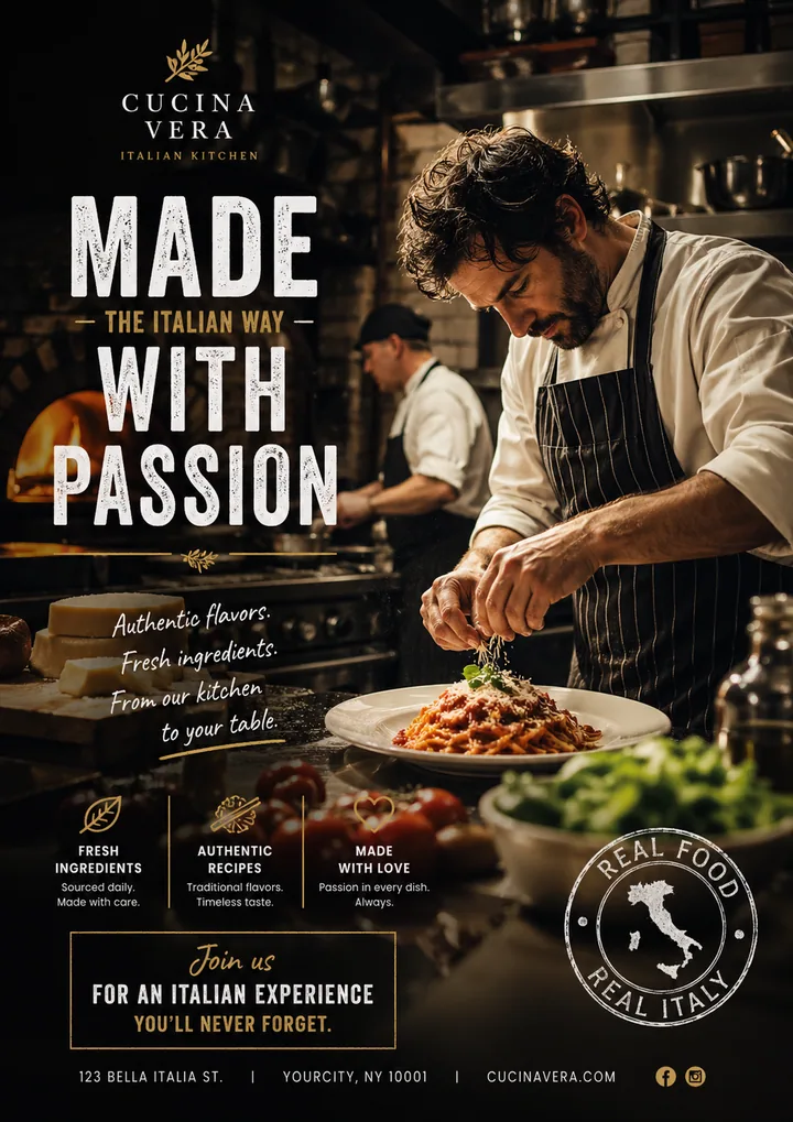 Cucina Vera Chef Campaign